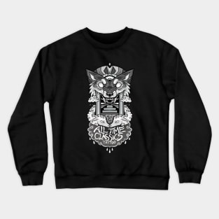 All Time Classics - Wolf Portal light border Crewneck Sweatshirt